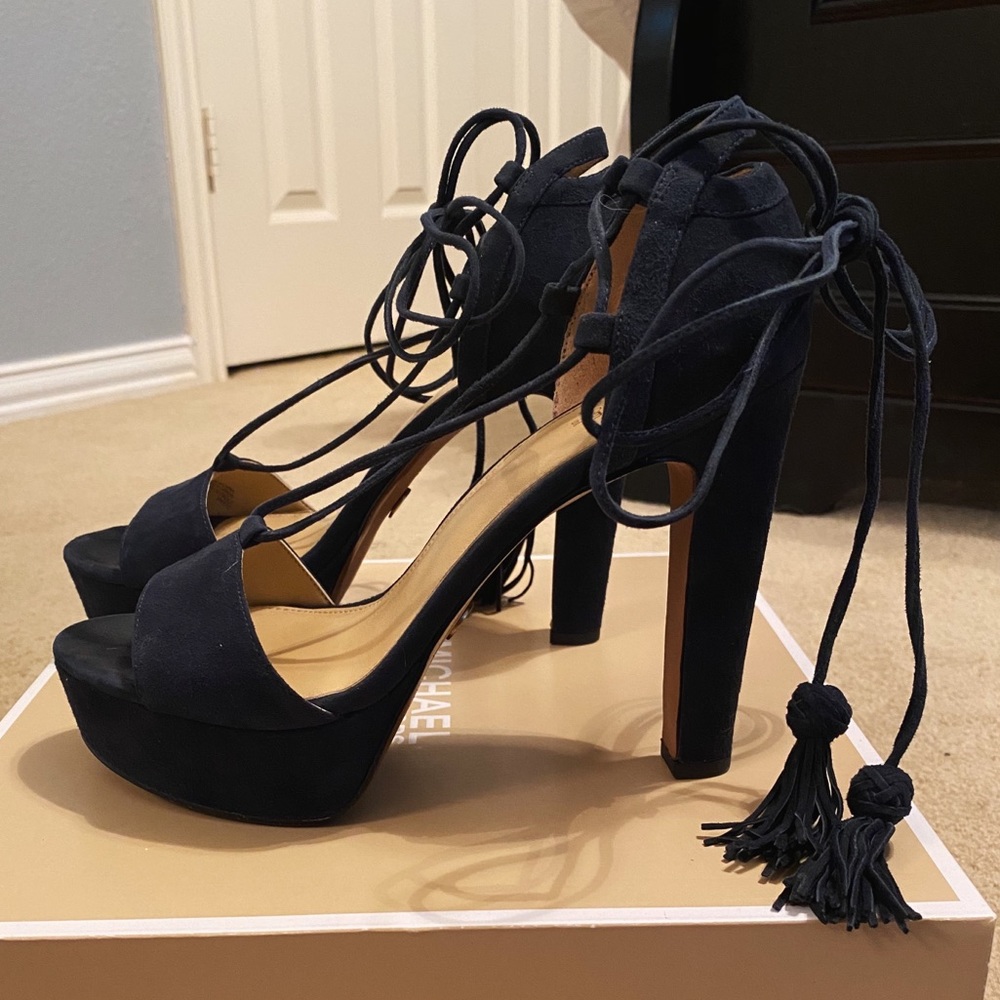 Michael Kors Rosalie Suede Platform